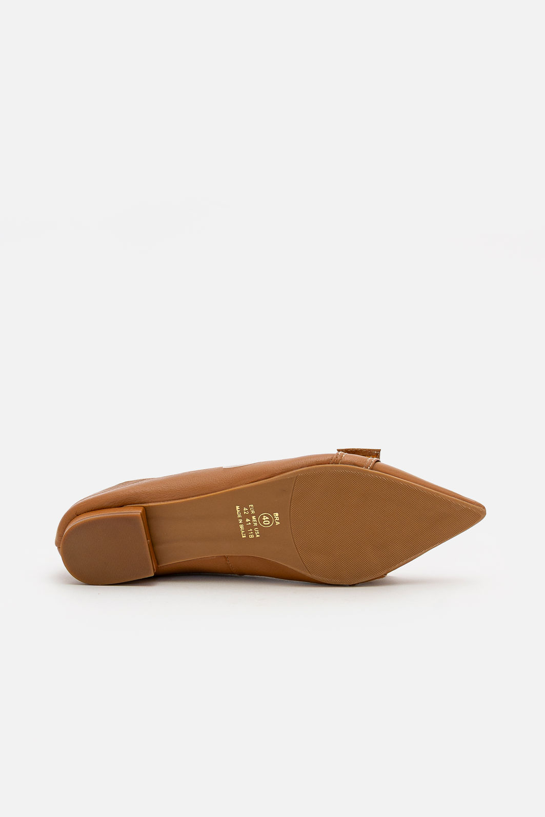 Sapatilha em Couro com Laço Delicado Caramelo Sapatilha em Couro com Laço Delicado Caramelo