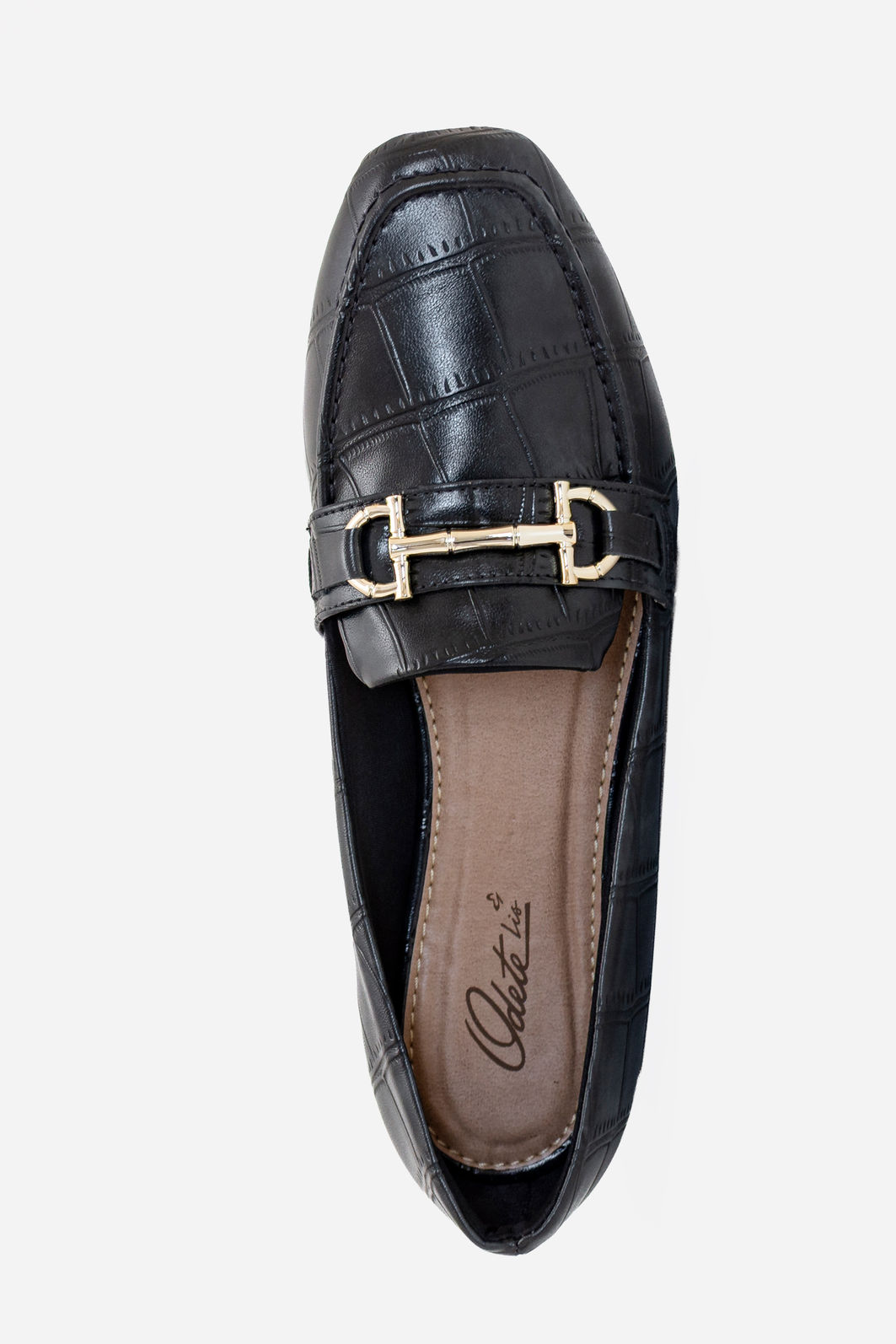 Mocassim Croco Tradicional Preto Mocassim Croco Tradicional Preto