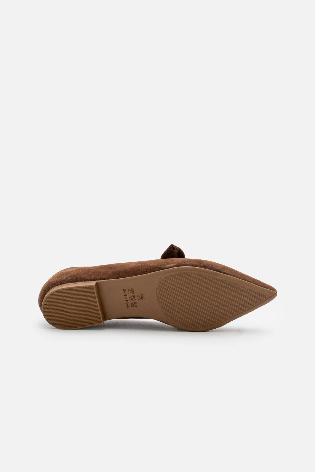 Sapatilha em Camurça com Laço Delicada Tostado Sapatilha em Camurça com Laço Delicada Tostado