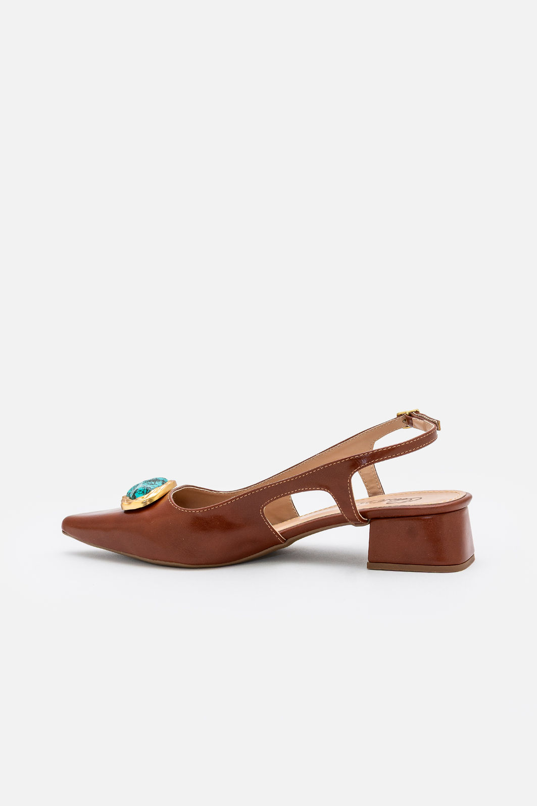 Chanel com Pedra Orgânica Azul Tostado Chanel com Pedra Orgânica Azul Tostado