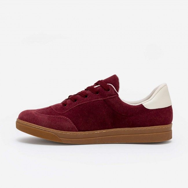 Tênis Casual em Camurça Bordo