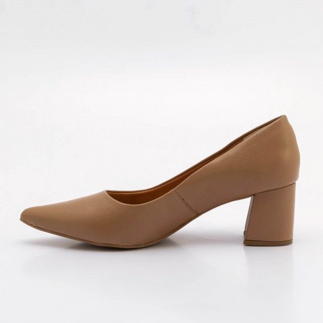 Scarpin Clássico em Couro Castor Scarpin Clássico em Couro Castor