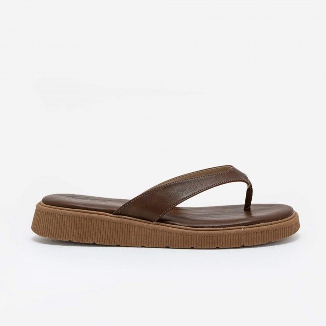 Flatform Minimalista com Dedo Café Flatform Minimalista com Dedo Café