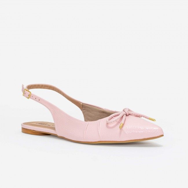 Slingback em Verniz Delicado Rose Slingback em Verniz Delicado Rose