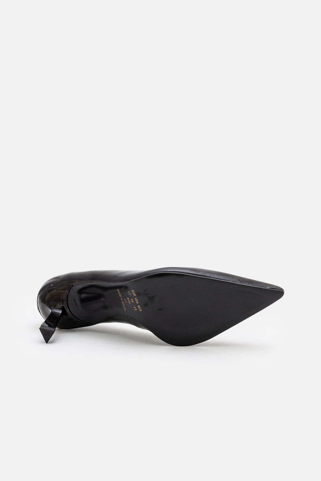 Scarpin Clássico com Salto Geométrico Preto Scarpin Clássico com Salto Geométrico Preto