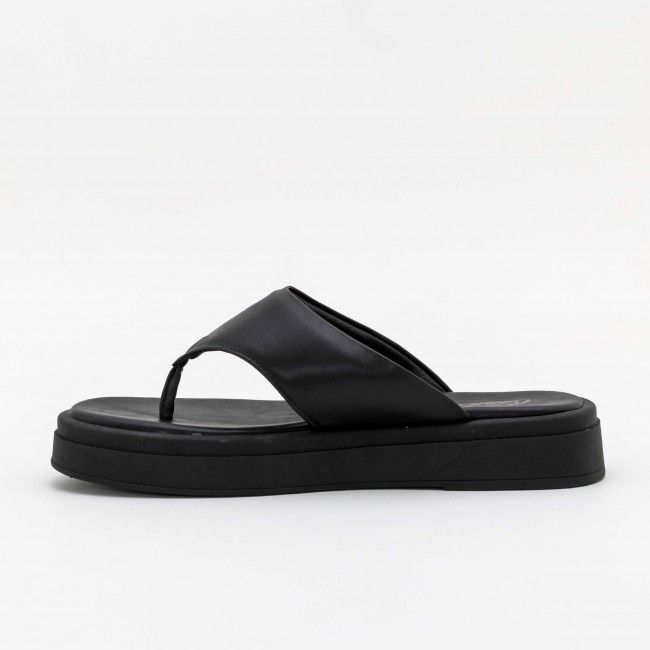 Mule Flatform de Dedo Preto