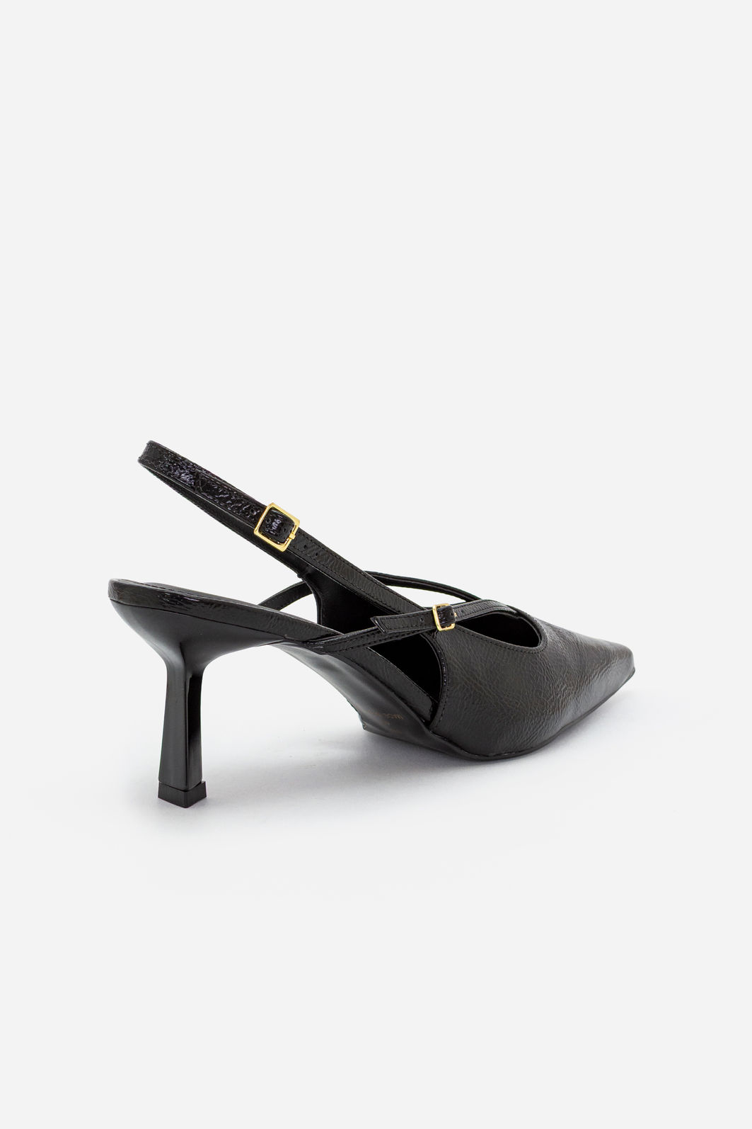 Chanel com Salto Geométrico Preto Chanel com Salto Geométrico Preto