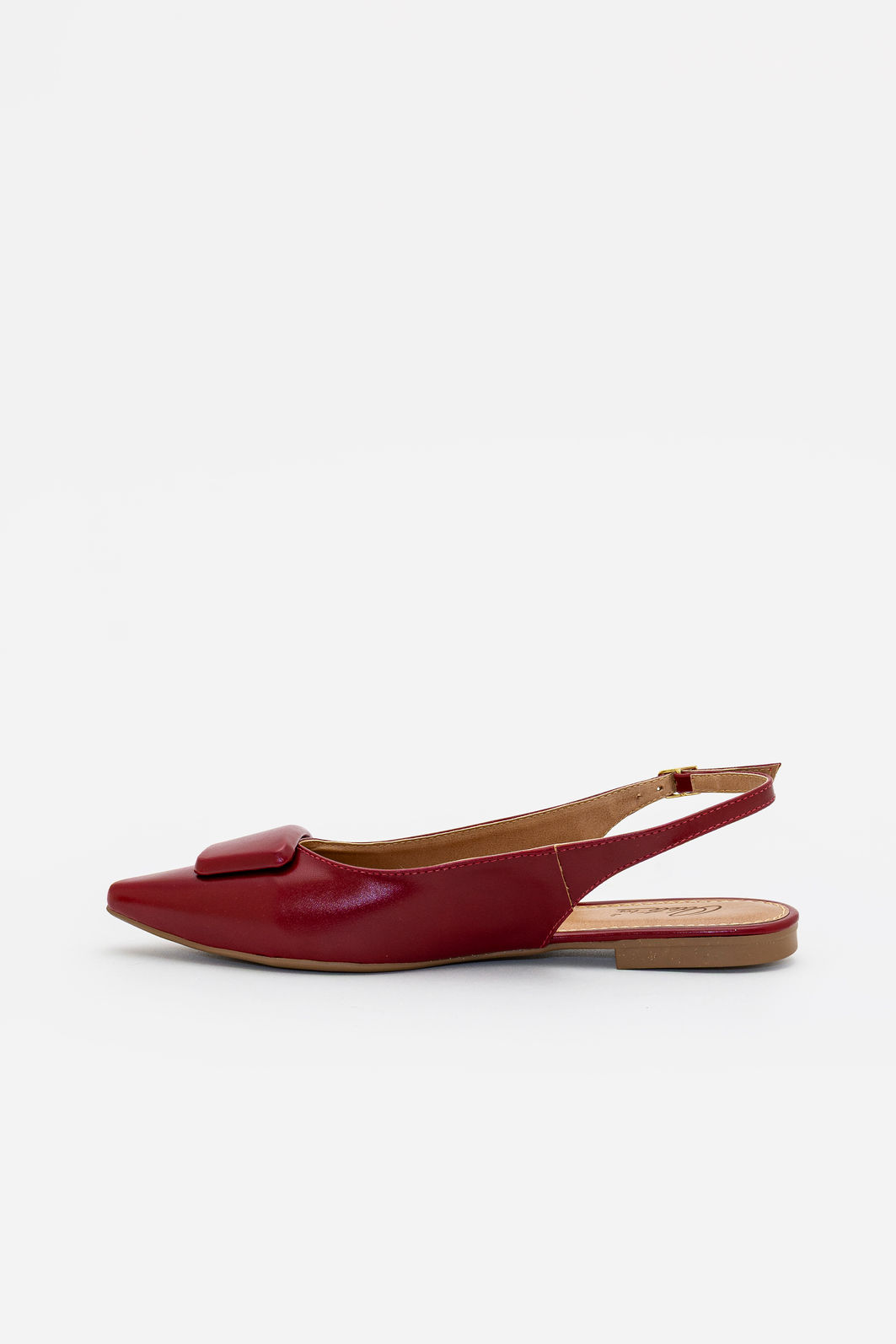 Chanel Rasteiro com Enfeite Bordô