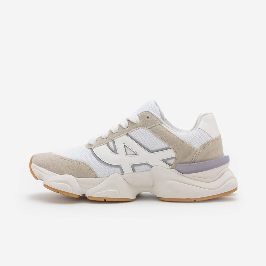 Tênis Chunky com Sola Esportiva Branco Tênis Chunky com Sola Esportiva Branco