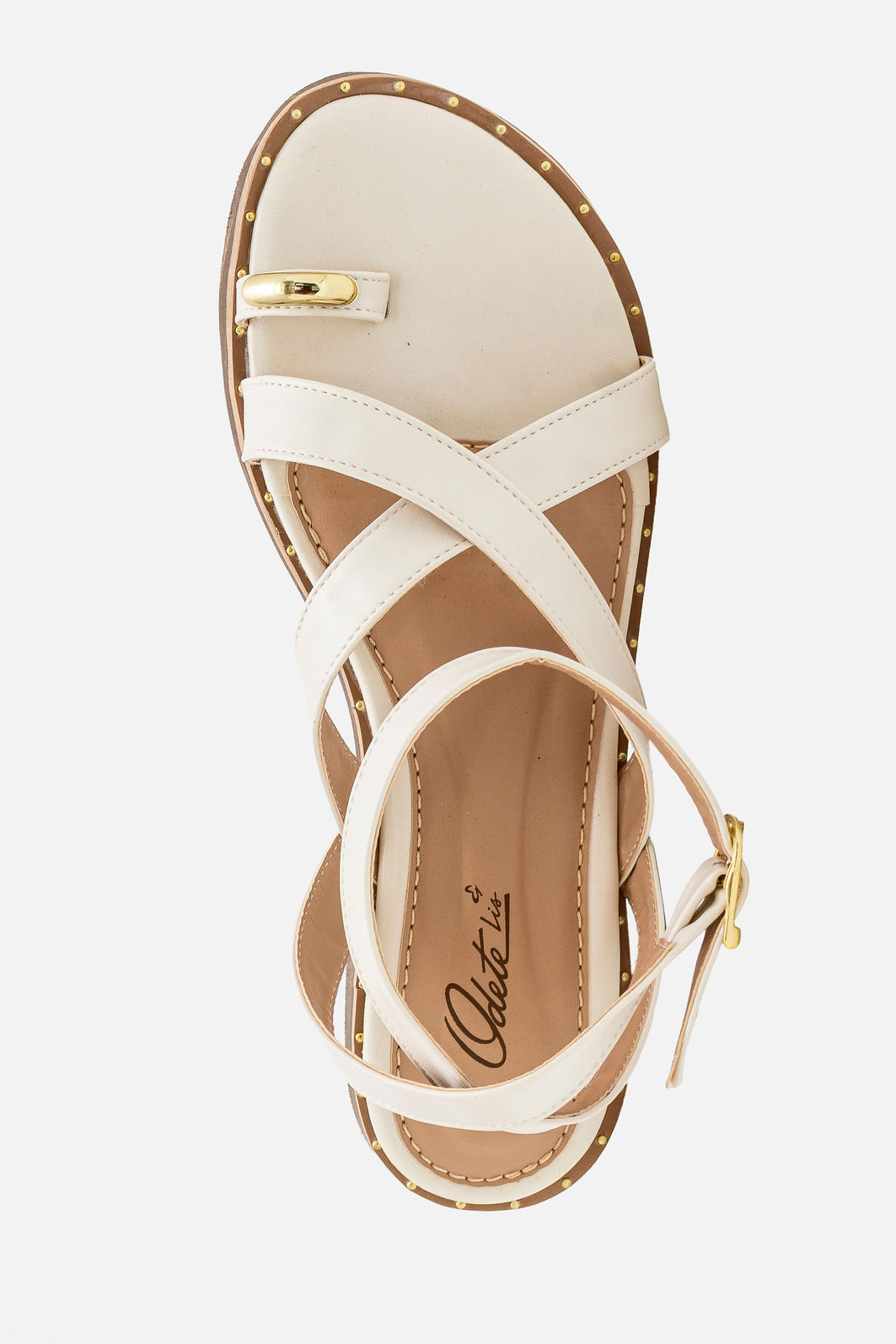 Rasteira Estilosa com Dedão Off White Rasteira Estilosa com Dedão Off White