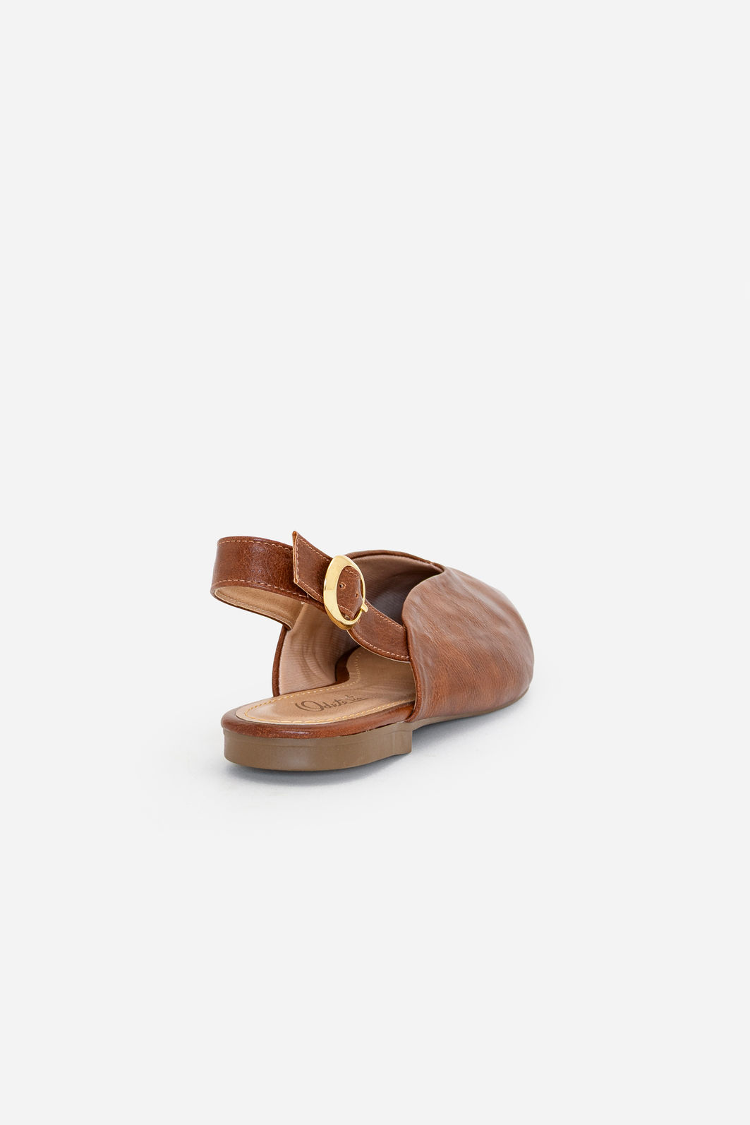 Slingback com Decote Tostado Slingback com Decote Tostado