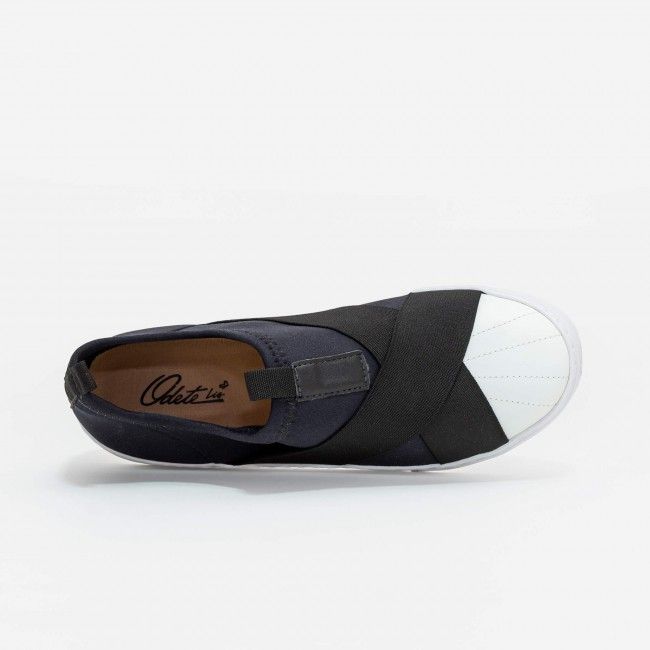 Tênis em Neoprene com Elástico Preto Tênis em Neoprene com Elástico Preto
