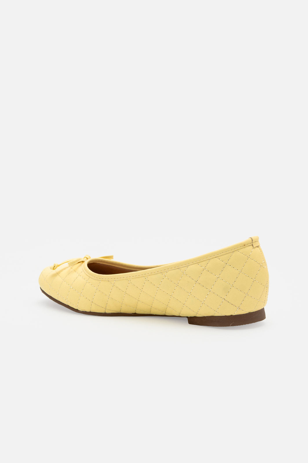 Sapatilha Delicada em Matelassê Amarelo Sapatilha Delicada em Matelassê Amarelo