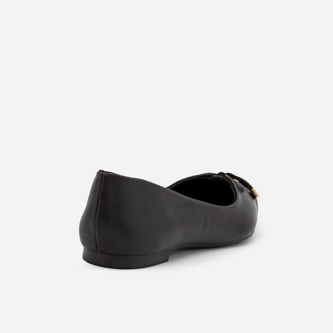 Sapatilha de Bico Fino com Lacinho Preta Sapatilha de Bico Fino com Lacinho Preta