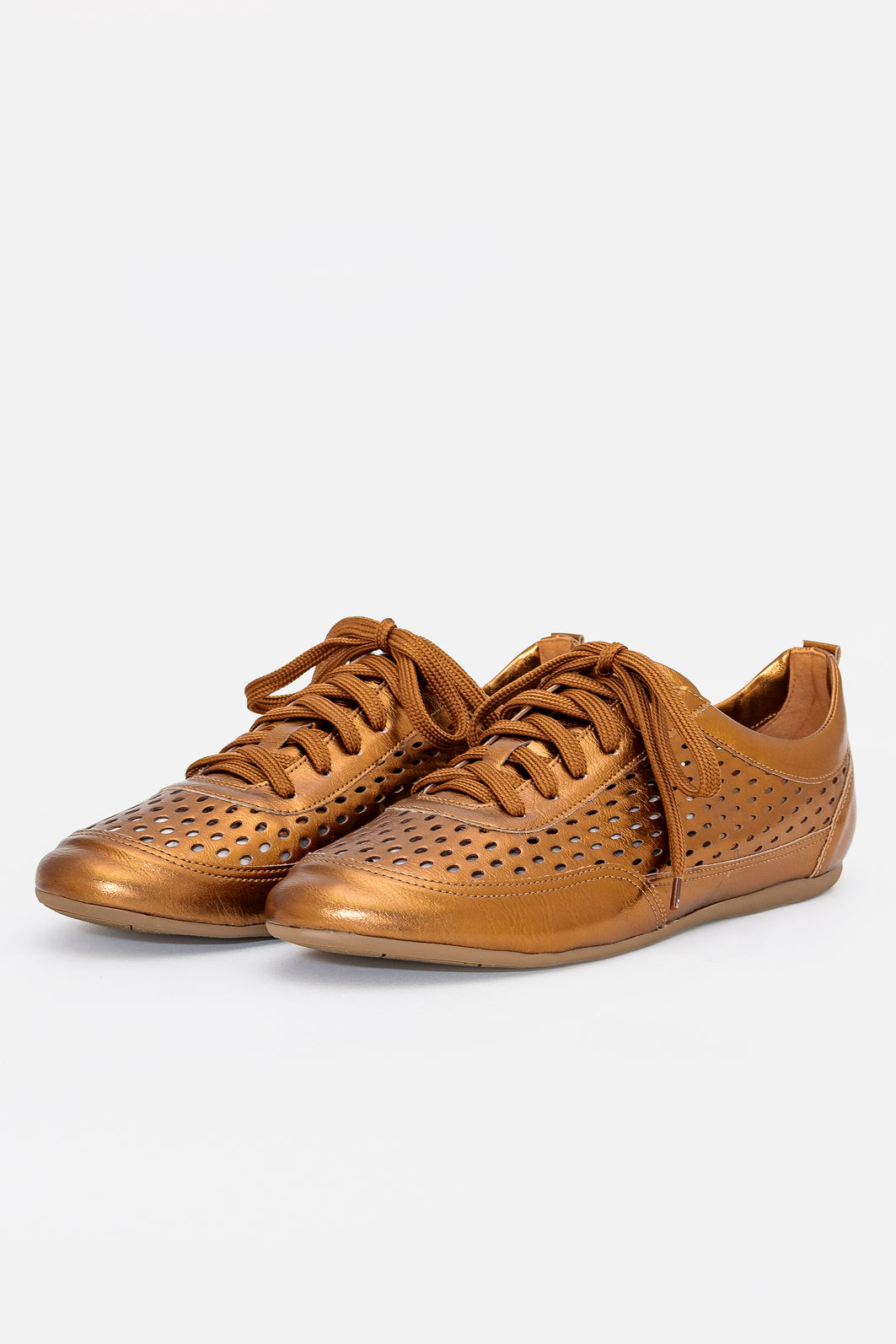 Tênis com Recortes a Laser Bronze
