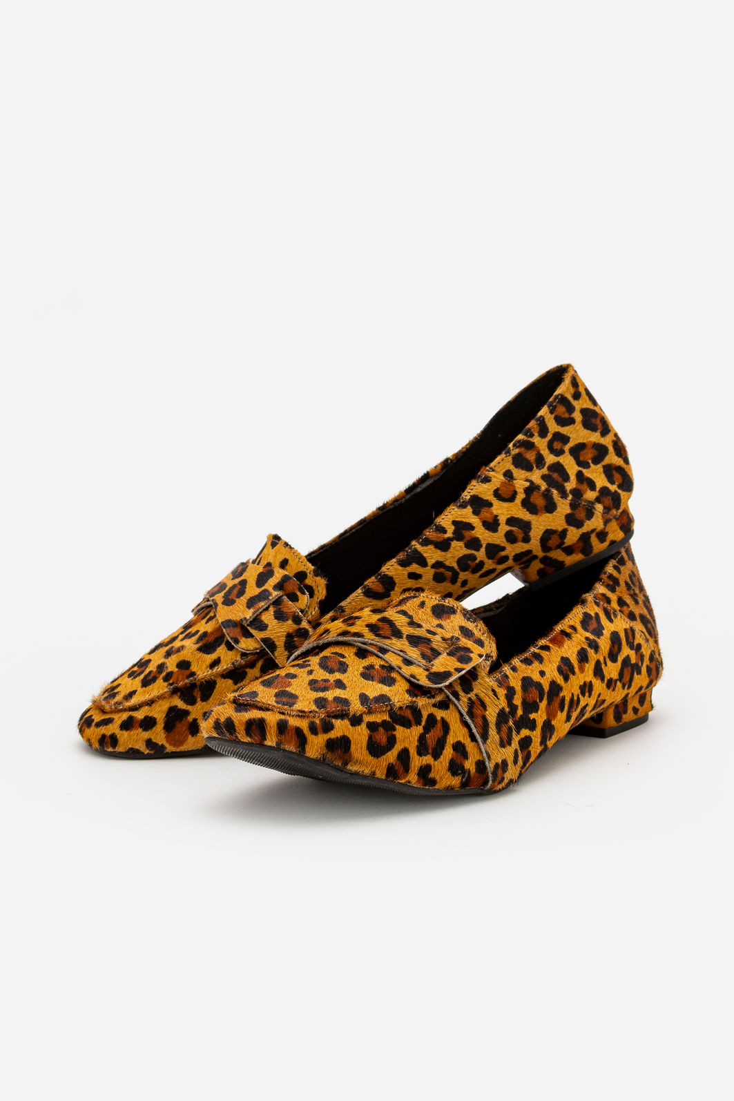Mocassim Elegante em Couro Onça Mocassim Elegante em Couro Onça