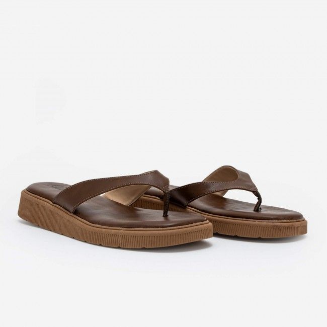 Flatform Minimalista com Dedo Café Flatform Minimalista com Dedo Café