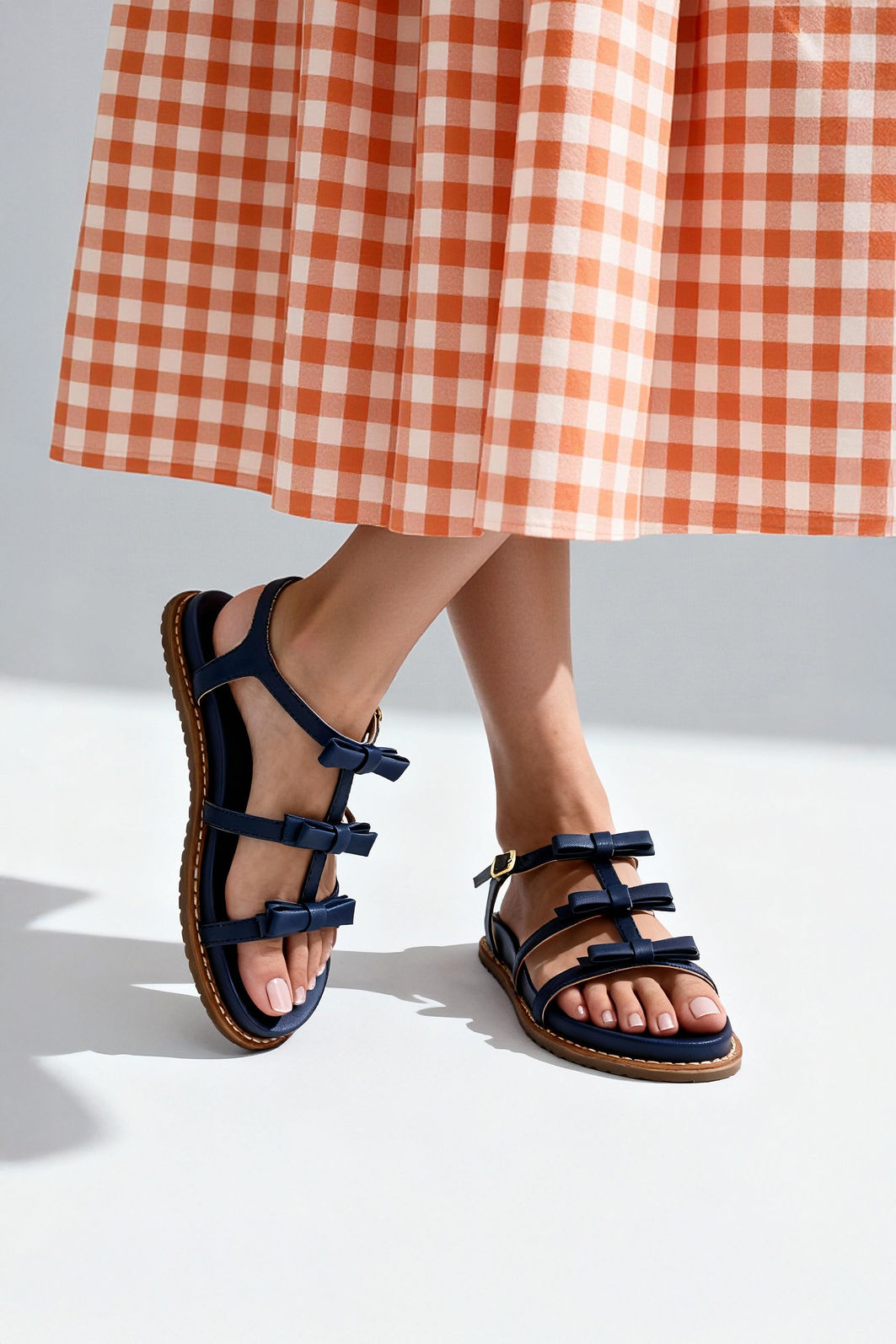 Papete com Lacinhos Azul Marinho Papete com Lacinhos Azul Marinho