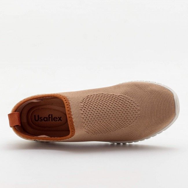 Tênis Usaflex Ultra Confortável e Prático Bege Tênis Usaflex Ultra Confortável e Prático Bege