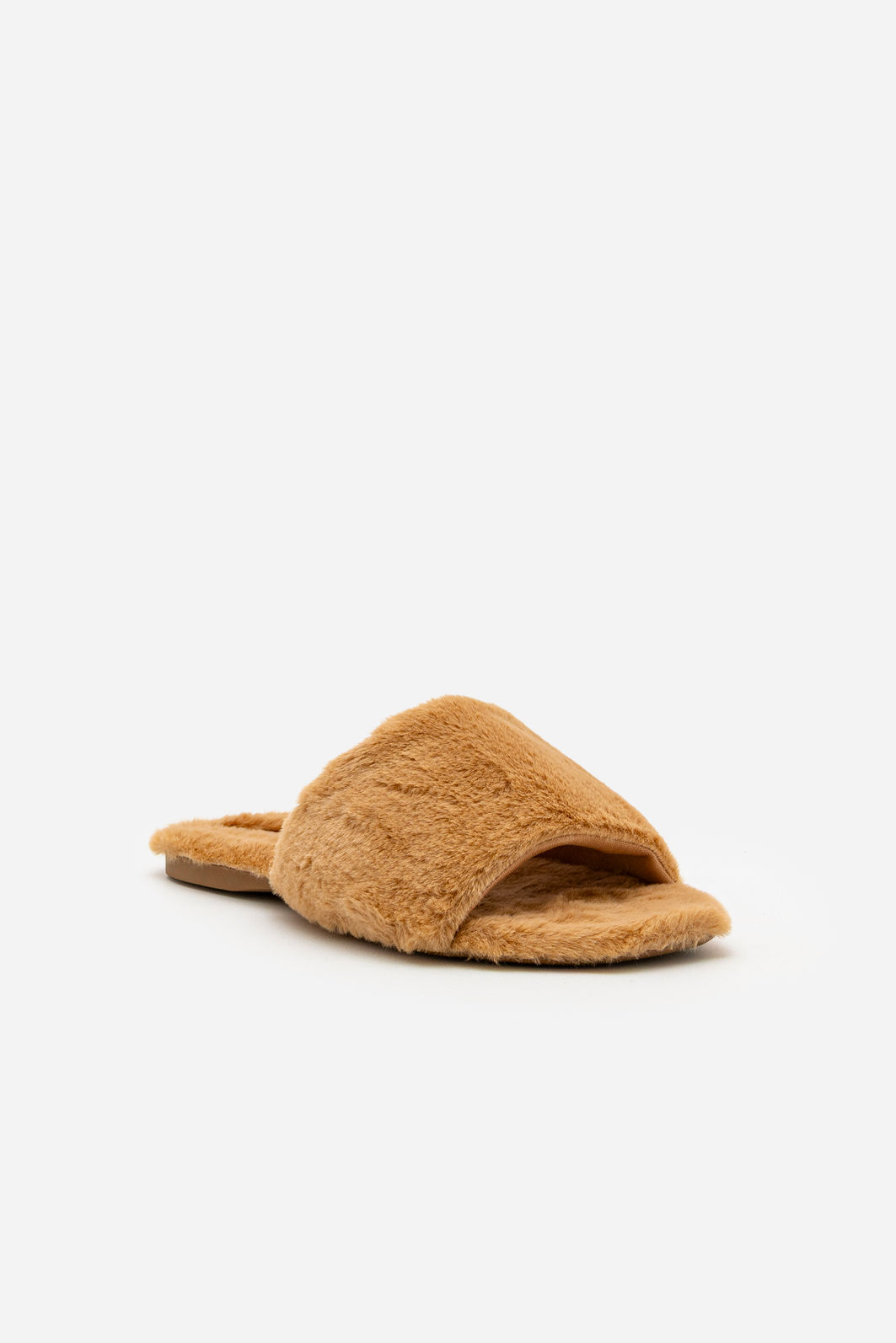 Pantufa com Tira Larga Bege Pantufa com Tira Larga Bege