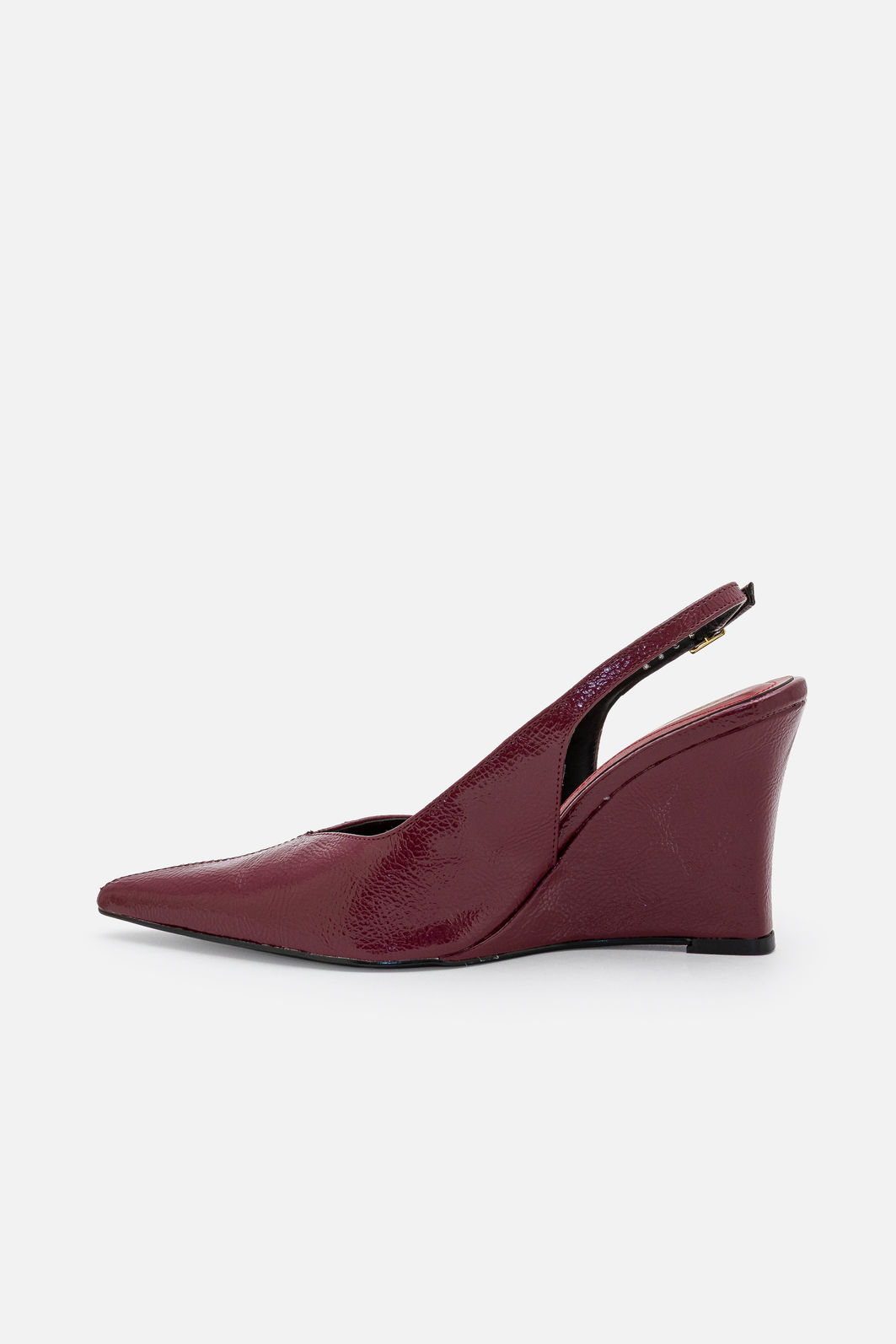 Slingback com Salto Anabela Bordo Slingback com Salto Anabela Bordo