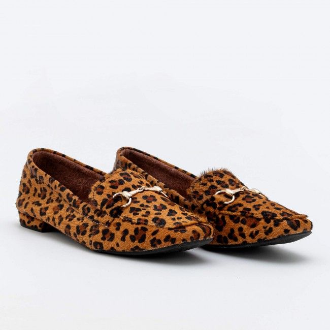 Mocassim Atemporal em Couro Pelo Onça Mocassim Atemporal em Couro Pelo Onça