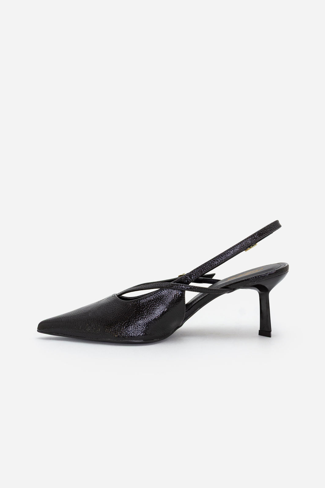 Chanel com Salto Geométrico Preto Chanel com Salto Geométrico Preto