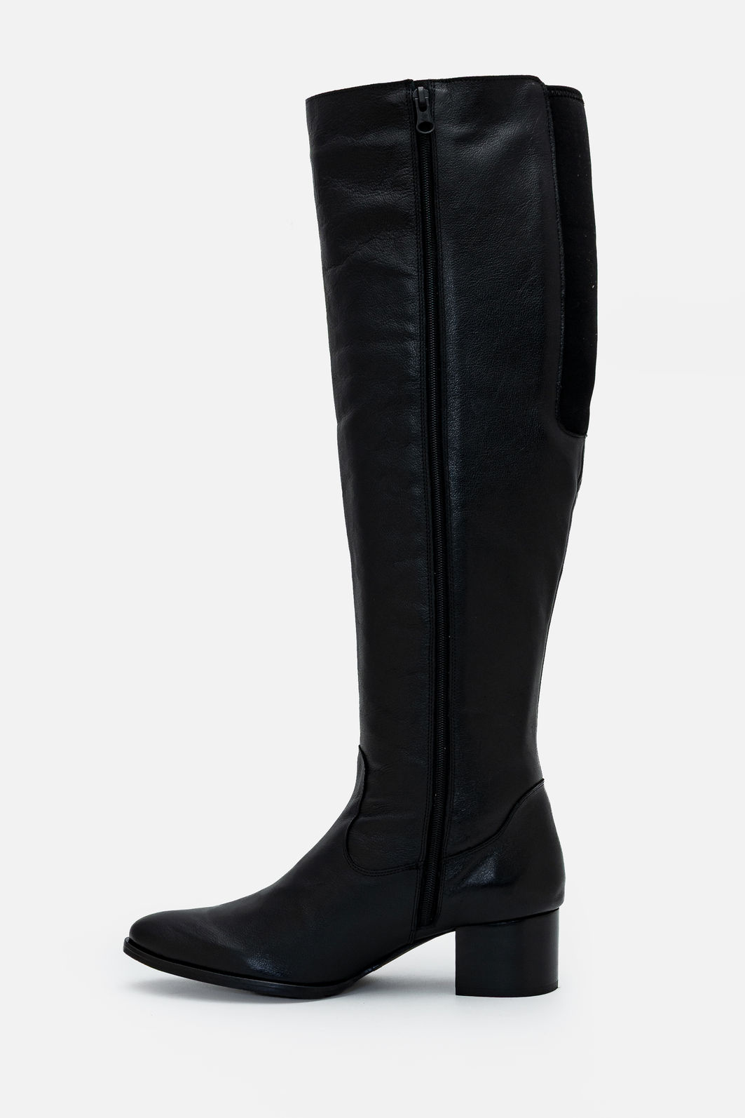 Bota em Couro Cano Longo Preta Bota em Couro Cano Longo Preta