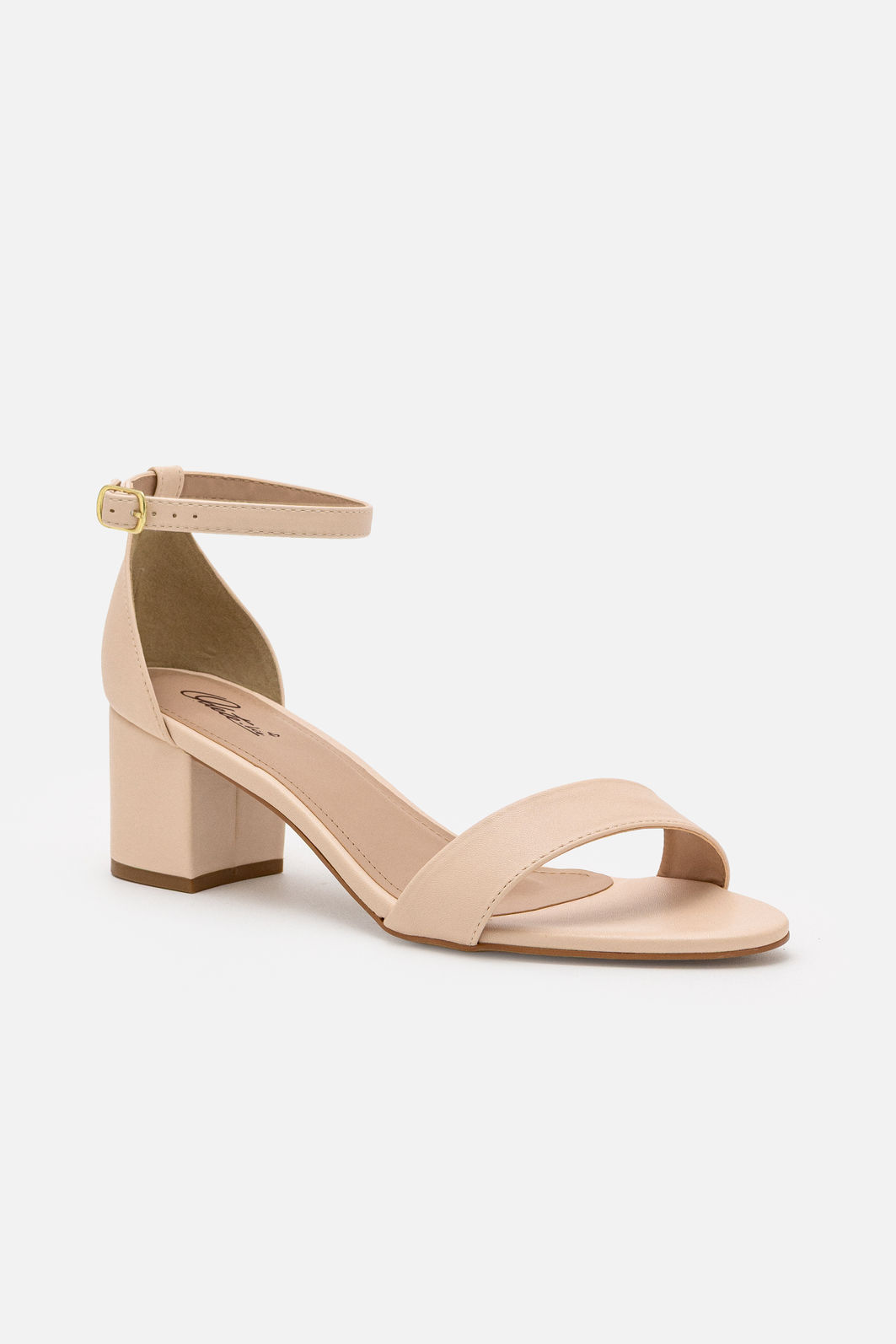 Sandália Tem que ter Salto Bloco Amêndoa Sandália Tem que ter Salto Bloco Amêndoa