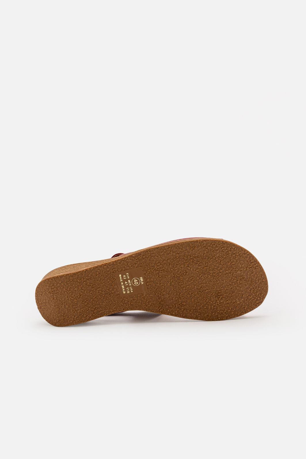 Sandália Baixa em Couro com Fivela Vermelha Sandália Baixa em Couro com Fivela Vermelha