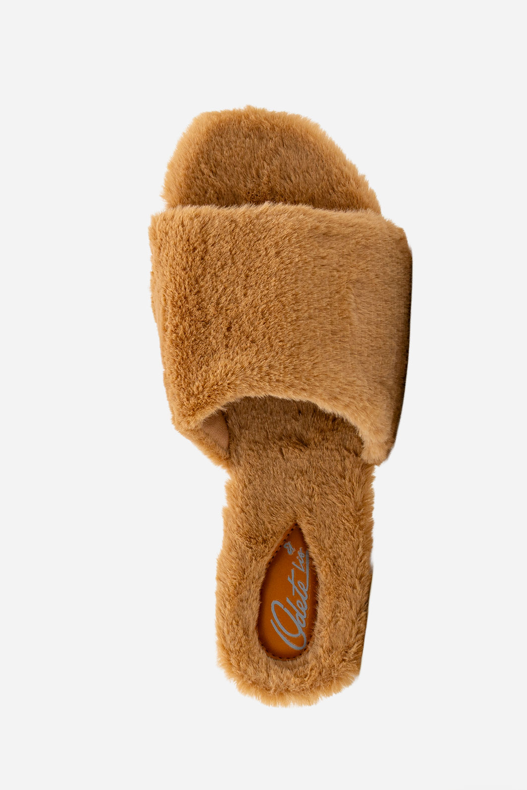 Pantufa com Tira Larga Bege Pantufa com Tira Larga Bege