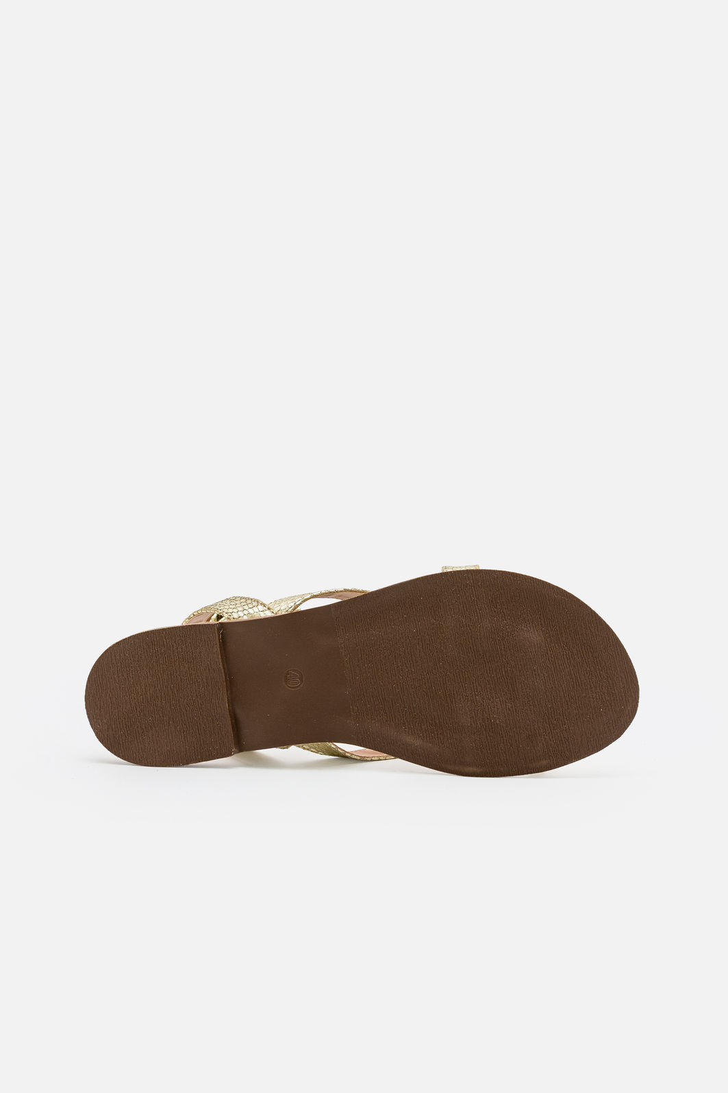 Rasteira Estilosa com Dedão Ouro Rasteira Estilosa com Dedão Ouro