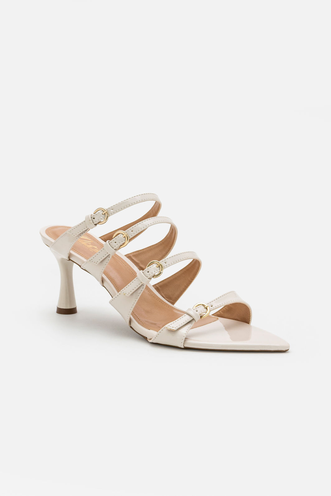 Mule Poderosa com Bico Folha Ajustável Off White Mule Poderosa com Bico Folha Ajustável Off White
