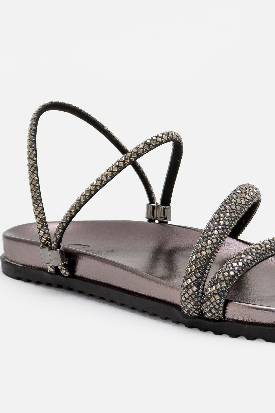 Papete com Tiras em Brilho 2x1 Chumbo Papete com Tiras em Brilho 2x1 Chumbo