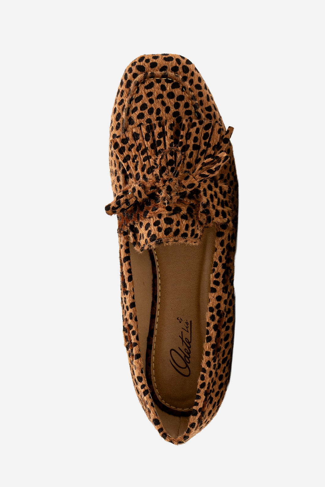 Mocassim com Franja Onça Mocassim com Franja Onça