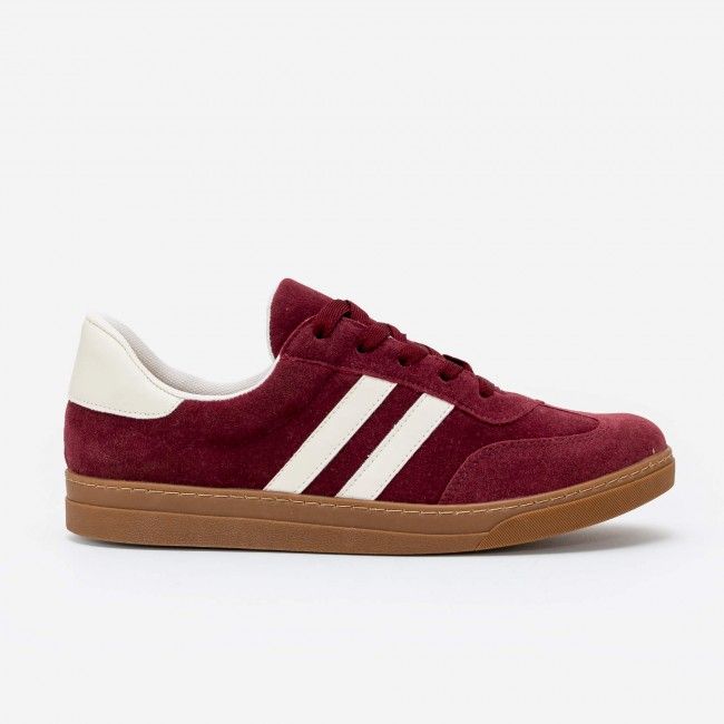 Tênis Casual em Camurça Bordo