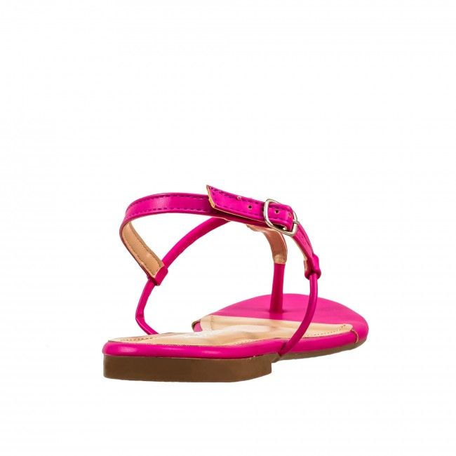 Rasteira Básica Minimalista Tiras Pink