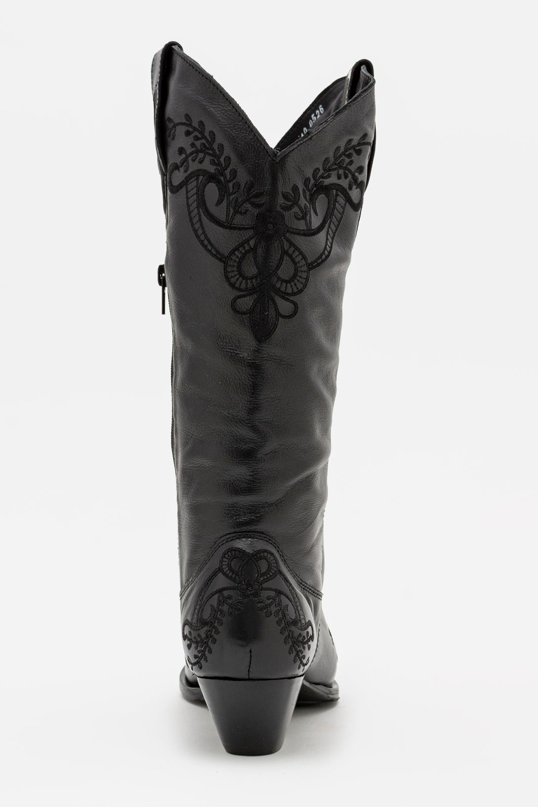 Bota Western em Couro com Bordados Preto Bota Western em Couro com Bordados Preto