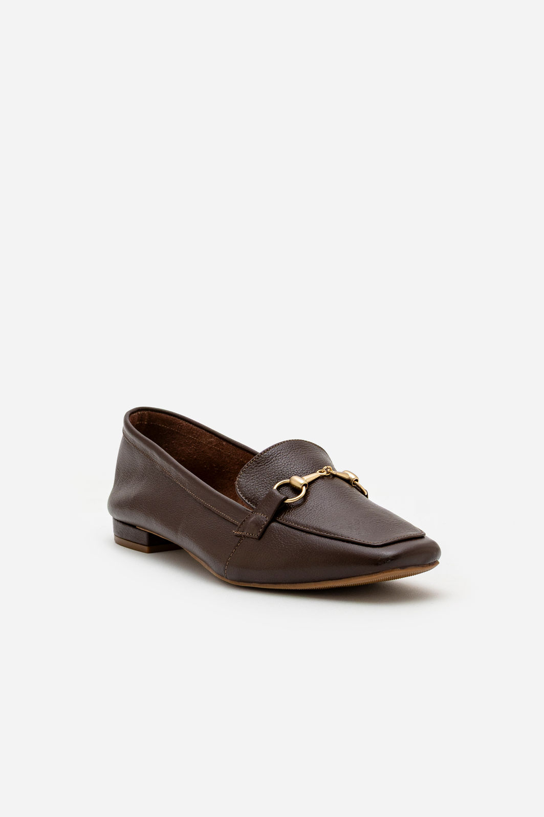 Mocassim Tradicional em Couro Marrom Mocassim Tradicional em Couro Marrom