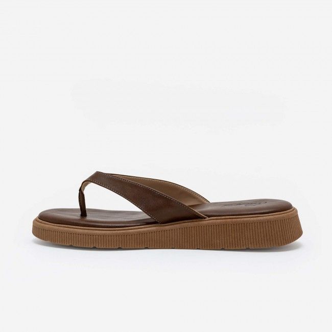 Flatform Minimalista com Dedo Café Flatform Minimalista com Dedo Café