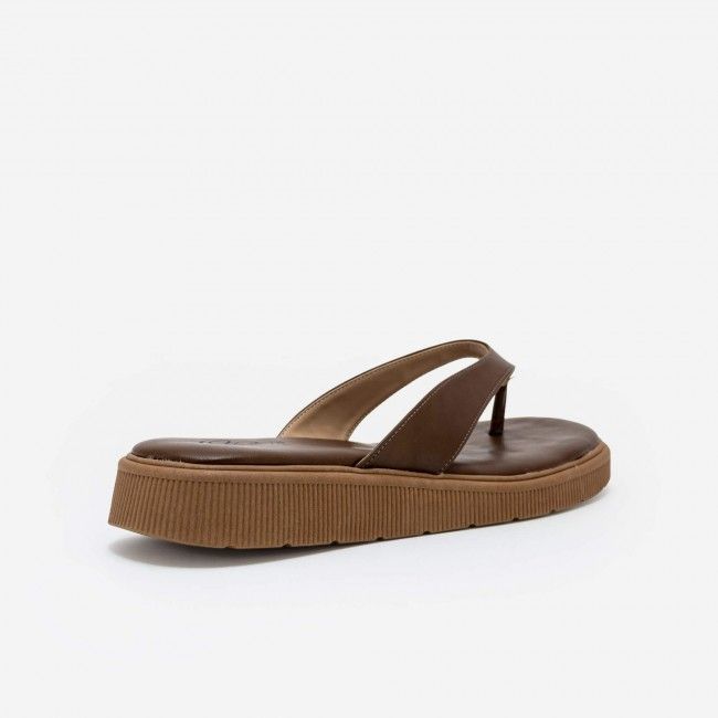 Flatform Minimalista com Dedo Café Flatform Minimalista com Dedo Café