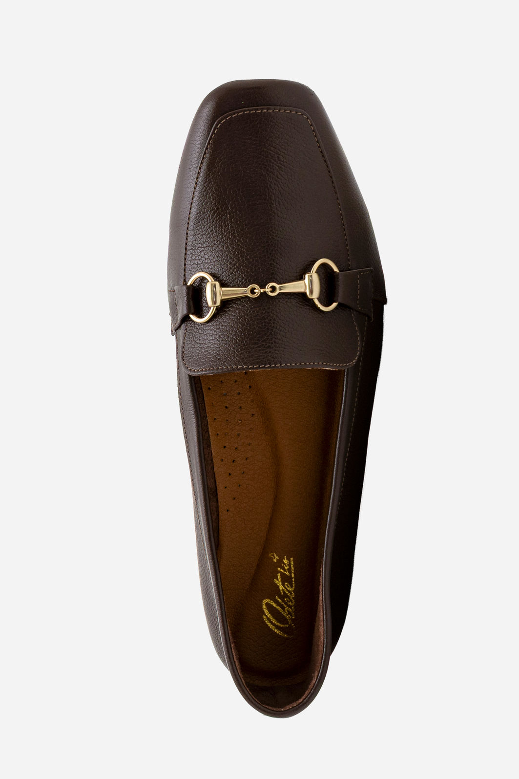 Mocassim Tradicional em Couro Marrom Mocassim Tradicional em Couro Marrom