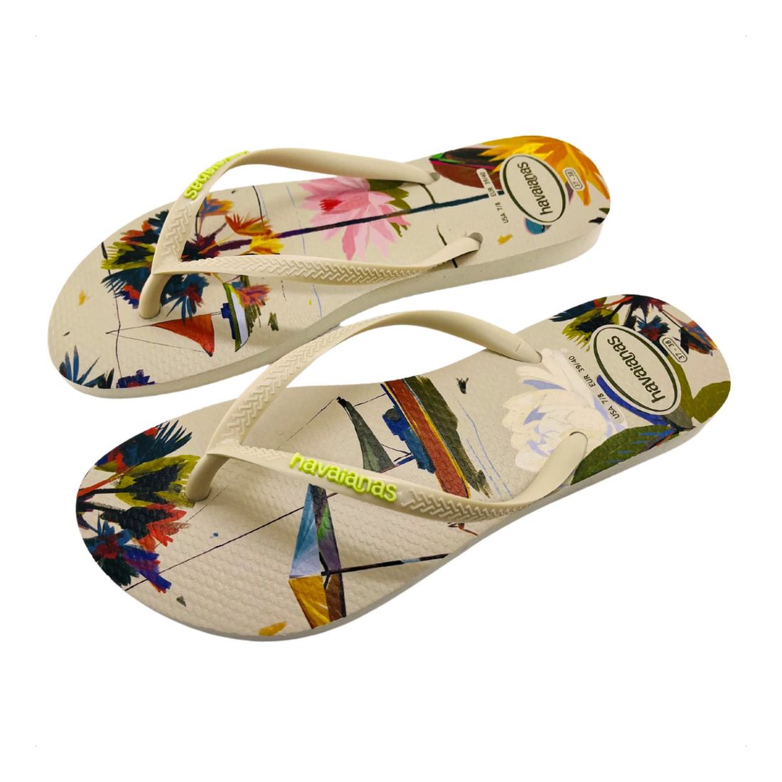 Havaianas Slim Summer Bliss Off White Havaianas Slim Summer Bliss Off White