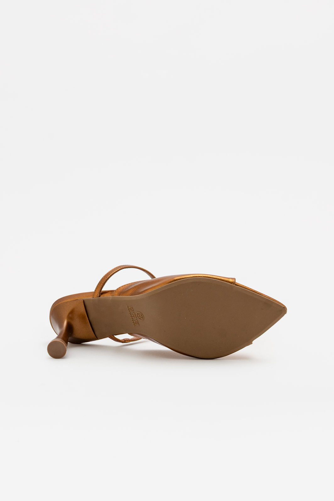 Mule com Salto Taça Elegante Bronze Mule com Salto Taça Elegante Bronze