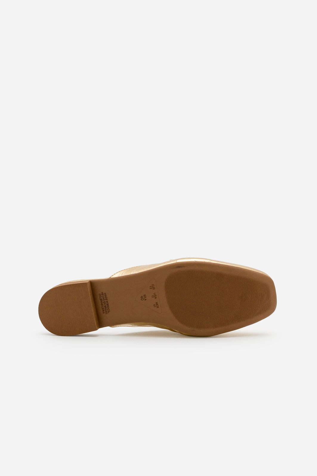 Mule em Croco com Horsebit Champagne