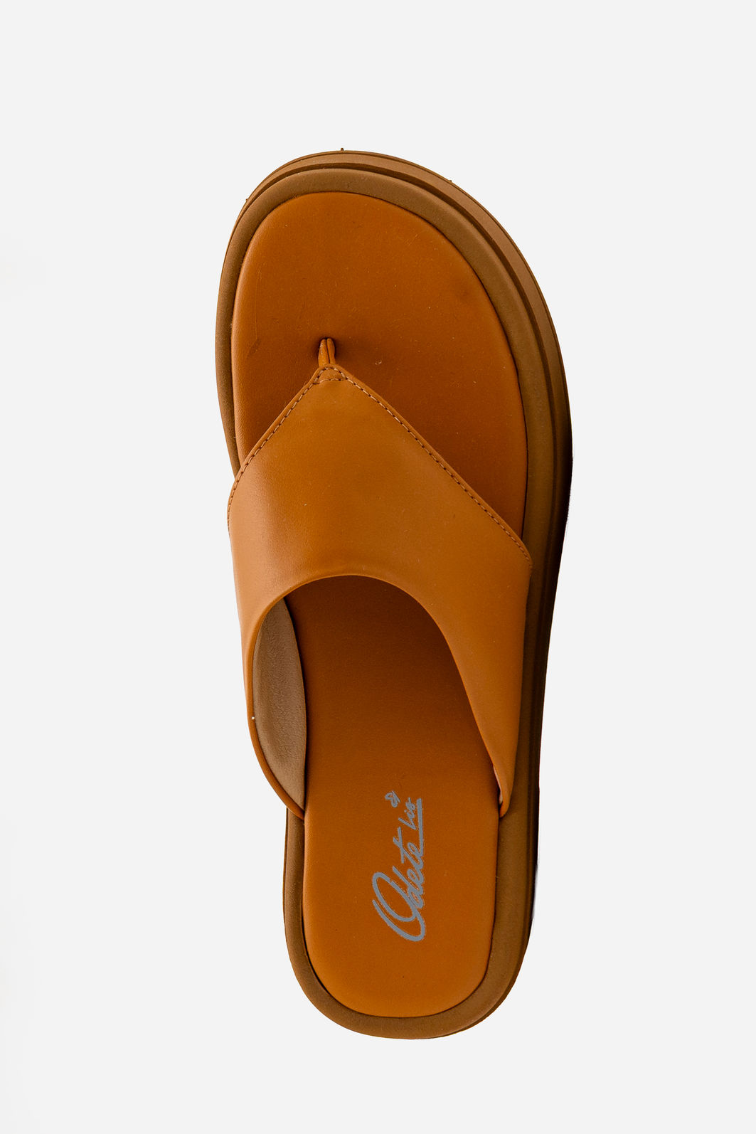 Mule Flatform de Dedo Caramelo Mule Flatform de Dedo Caramelo