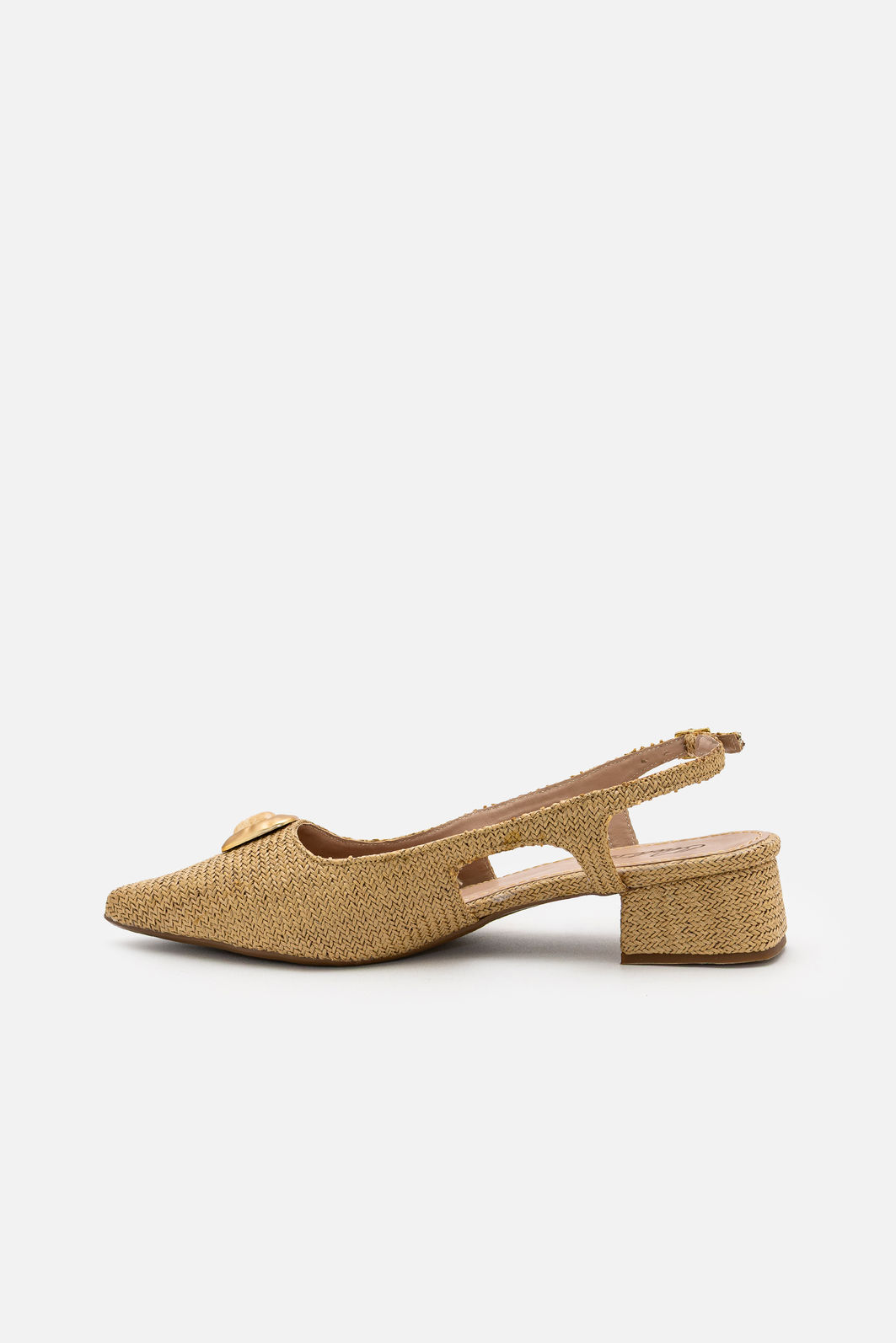 Chanel em Ráfia com Enfeite Amêndoa Chanel em Ráfia com Enfeite Amêndoa