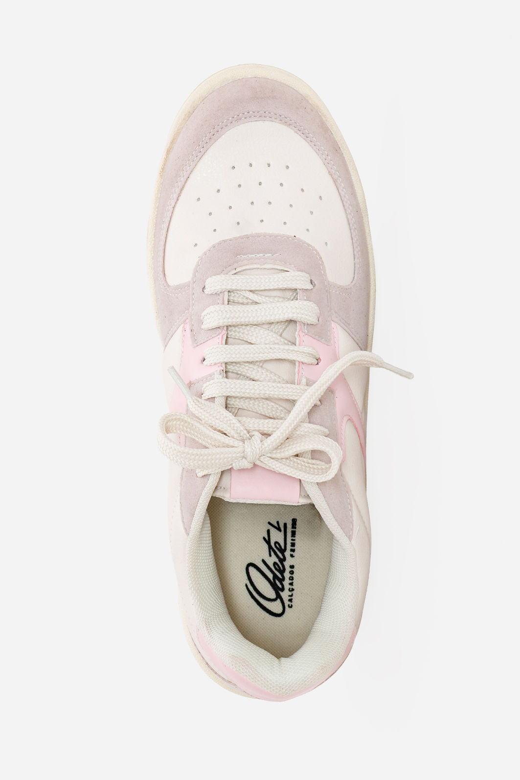 Tênis com Detalhes Estilosos Off White Tênis com Detalhes Estilosos Off White