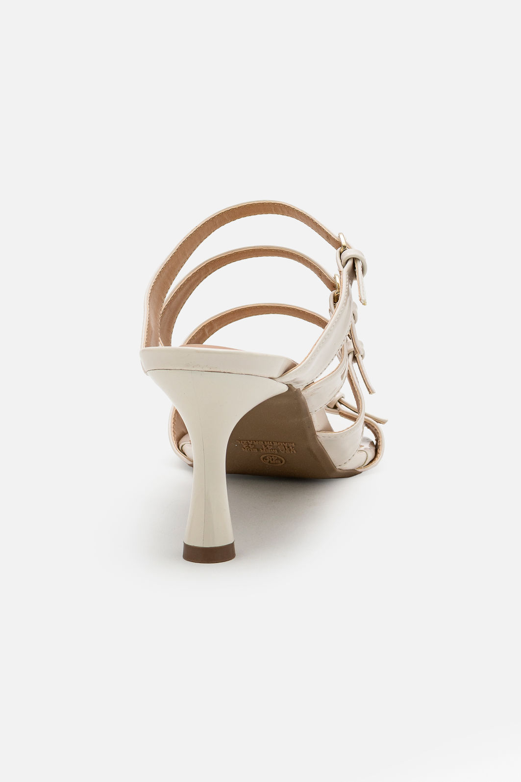 Mule Poderosa com Bico Folha Ajustável Off White Mule Poderosa com Bico Folha Ajustável Off White