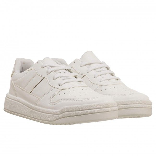 Tênis com Recortes e Detalhes Branco Tênis com Recortes e Detalhes Branco